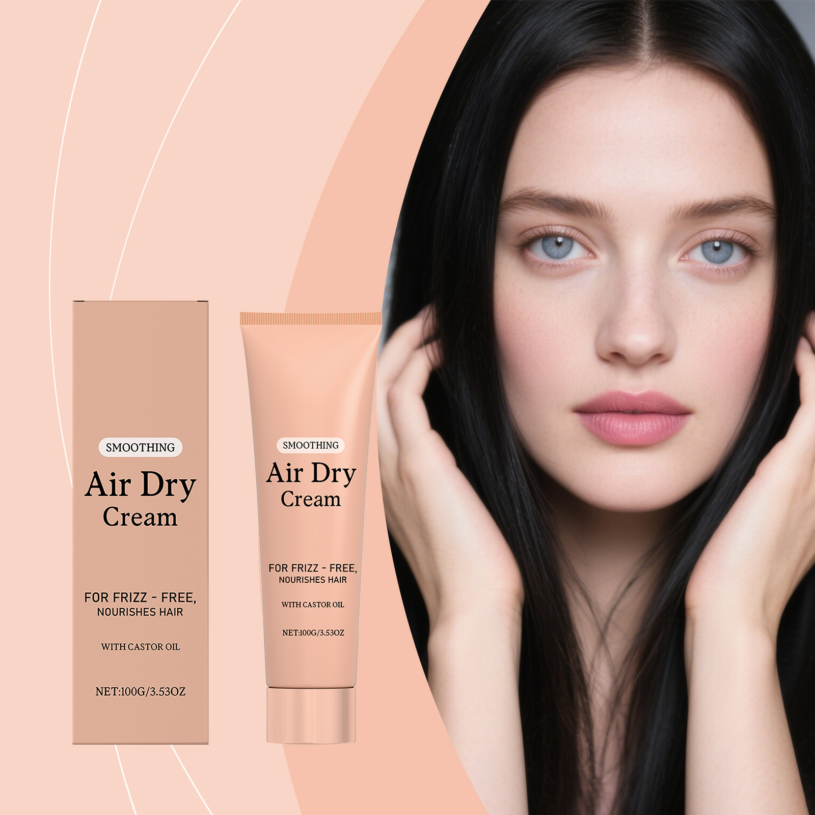 Hair Care For Curly Dry Hair - Saç Esneklik Bakım Kremi Besler Onarır