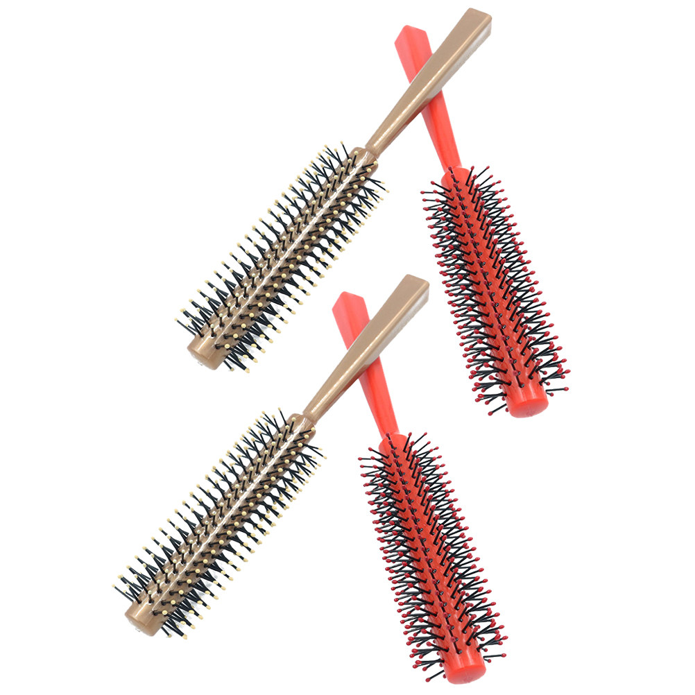 Hair Care In Salon - 4 adet saç rulo taraklar sert