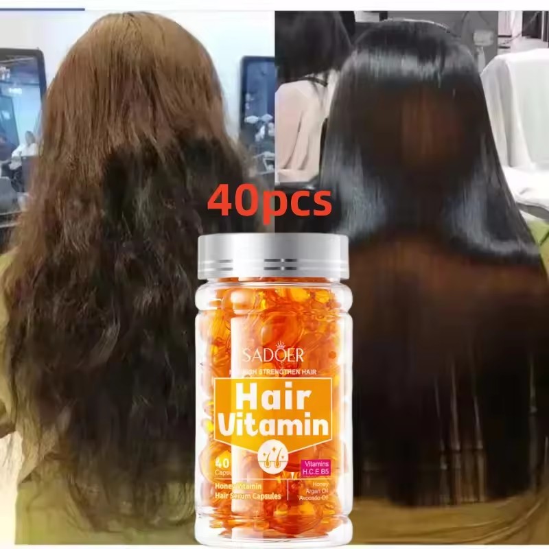 Hair Care Vitamin E - 40 Adet Saç Vitamin Kapsül Yağı