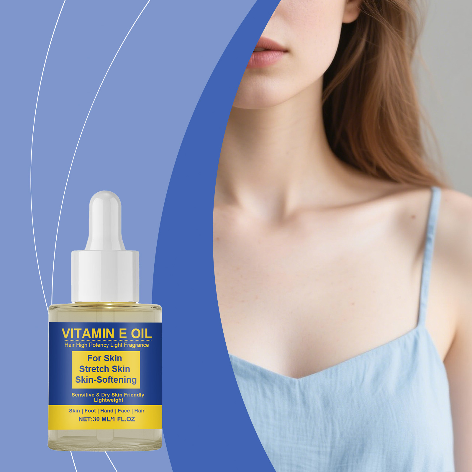 Hair Care Vitamin E - E Vitamini Yağı - Nazik Nemlendirme,