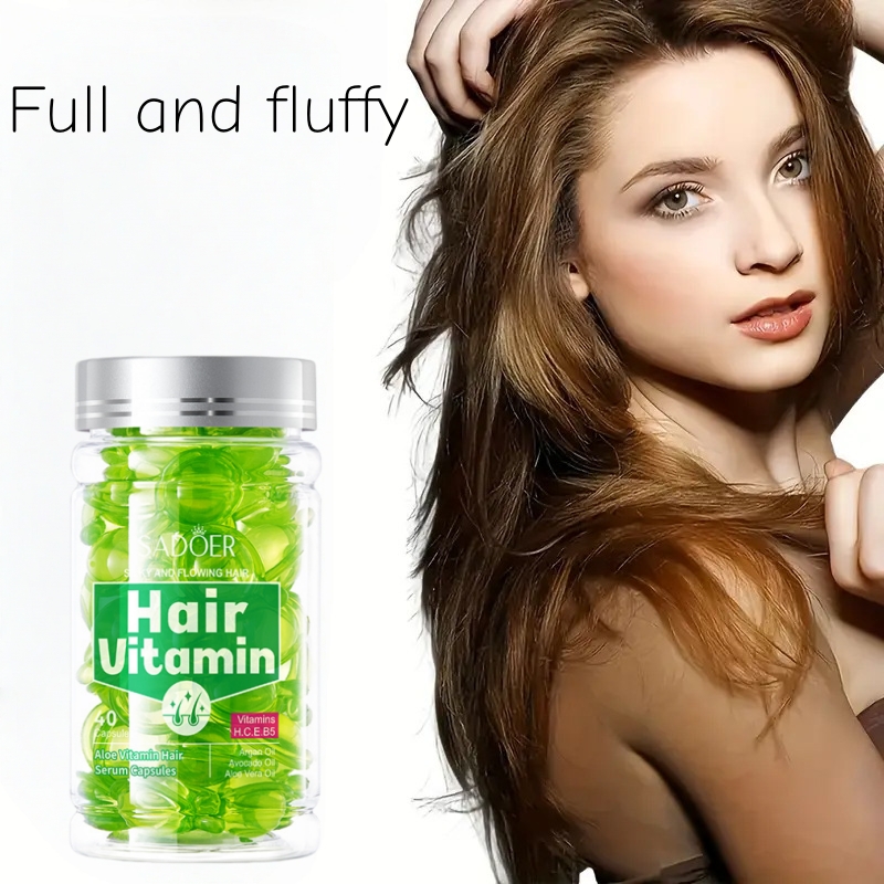 Hair Care Vitamin E - 40 Adet Aloe Vera Vitaminli Saç