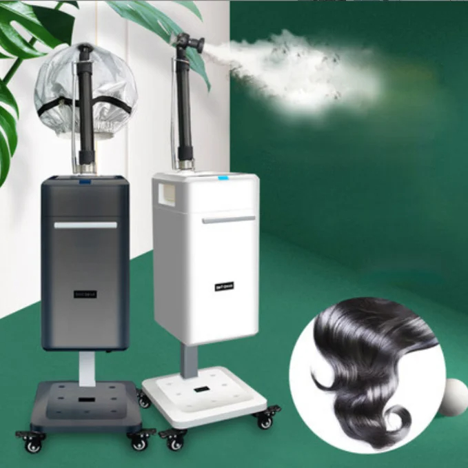 Hair Care In Salon - Profesyonel Buharlı Perma Makinesi, Başlıklı Saç