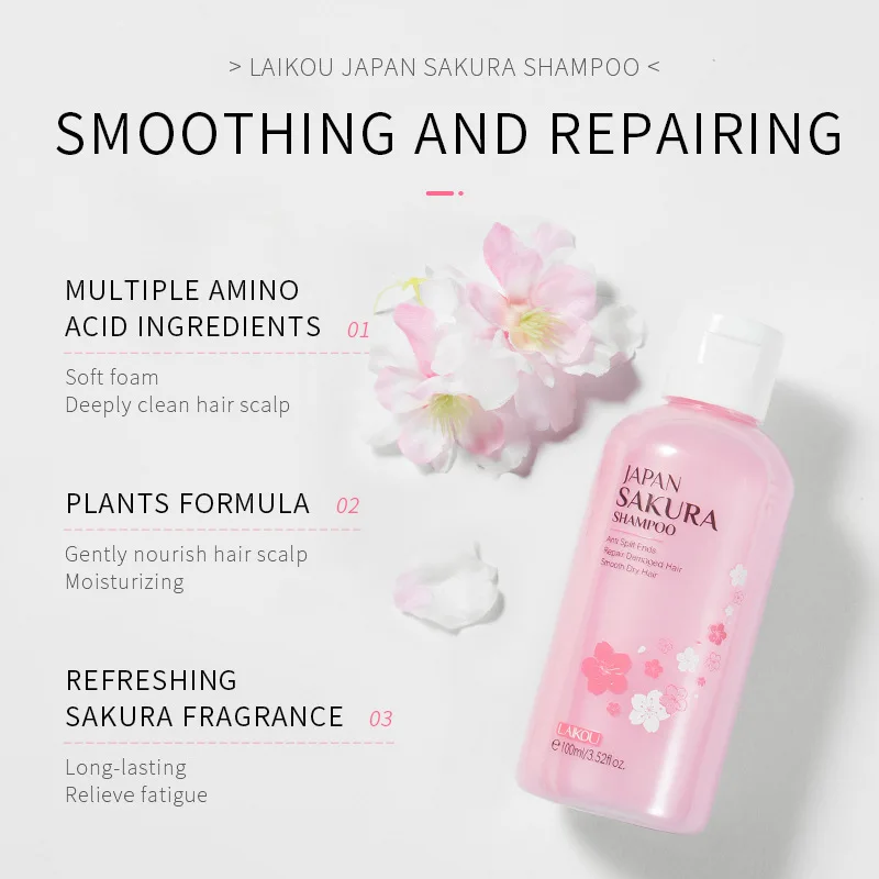 LAIKOU japonya Sakura şampuan  - Hair Care Vitamin E incelemesi ve fiyatı