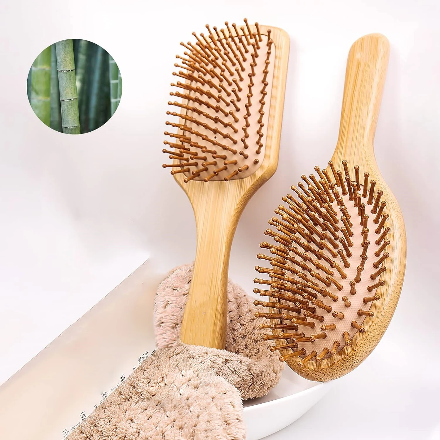 Doğal Bambu Kürek Şeklinde Hav - Bamboo Hair Brush incelemesi ve fiyatı