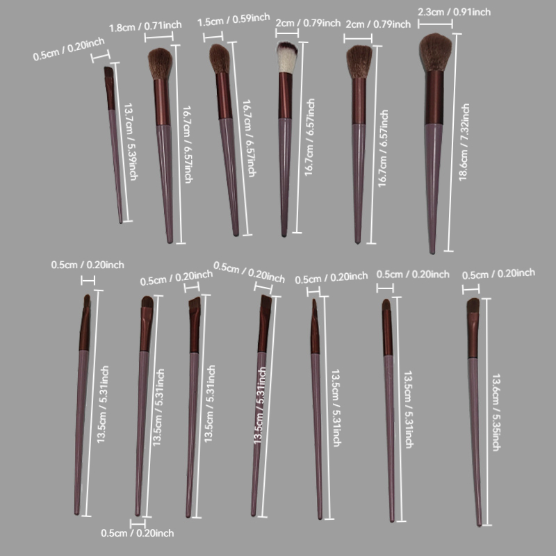 13 adet makyaj fırçası Ultra y - Bamboo Hair Brush incelemesi ve fiyatı