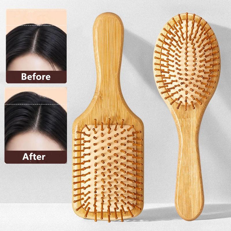 {MAX-66} Doğal Bambu Kürek Tar - Bamboo Hair Brush incelemesi ve fiyatı