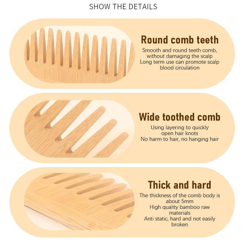 Bambu Geniş Dişli Tarak Saç Fı - Bamboo Hair Brush incelemesi ve fiyatı